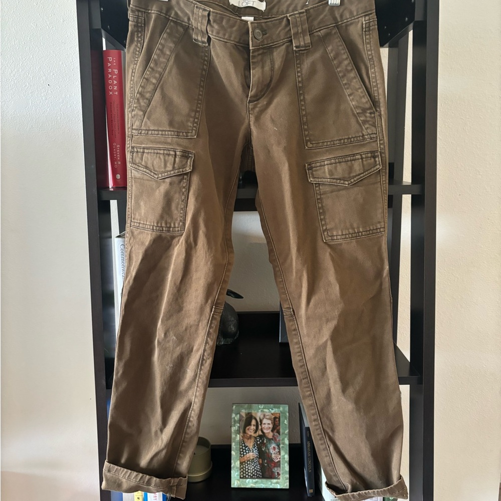 Great army green army pants. Ann Taylor Loft. size 4p. $15.